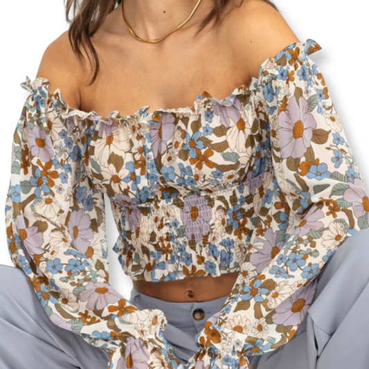 Flirty Foral Top